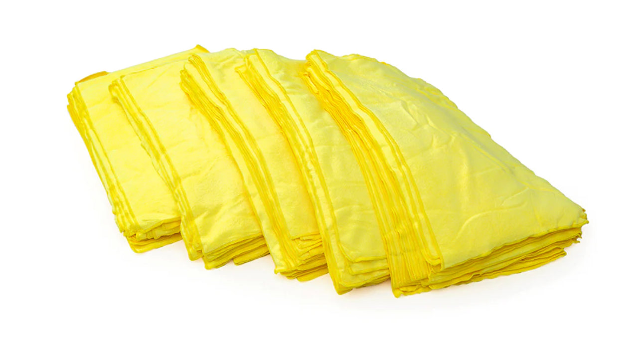 Yellow Microfiber Towels